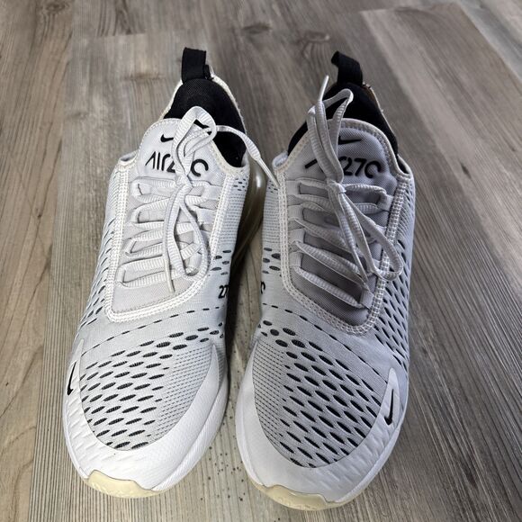 Nike Air Max 270 Low White And Black Womens Size 9 - Picture 4 of 16